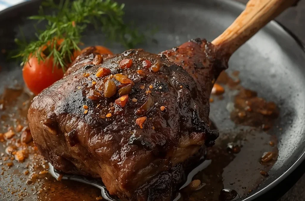Slow-Roasted Lamb Leg