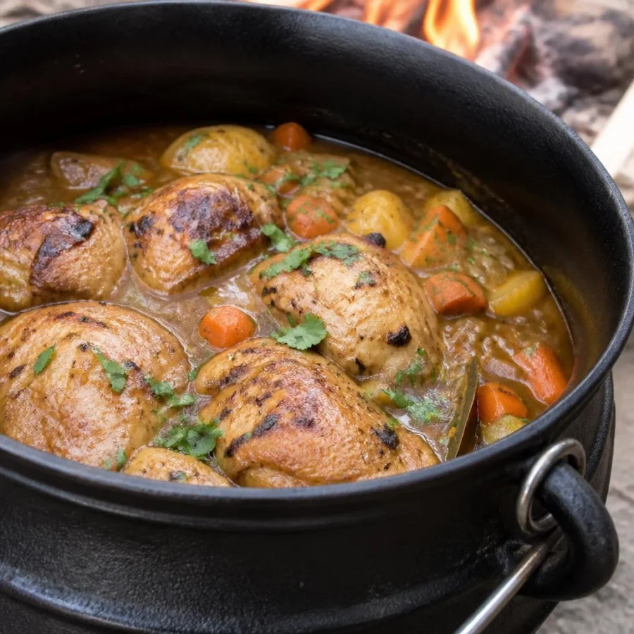 South African Chicken Potjie