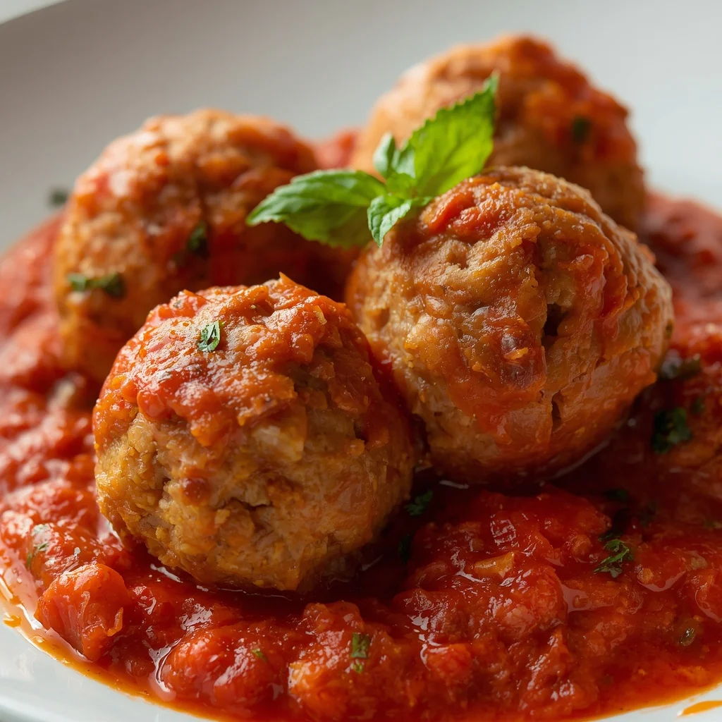 Turkey & Zucchini Meatballs in Marinara