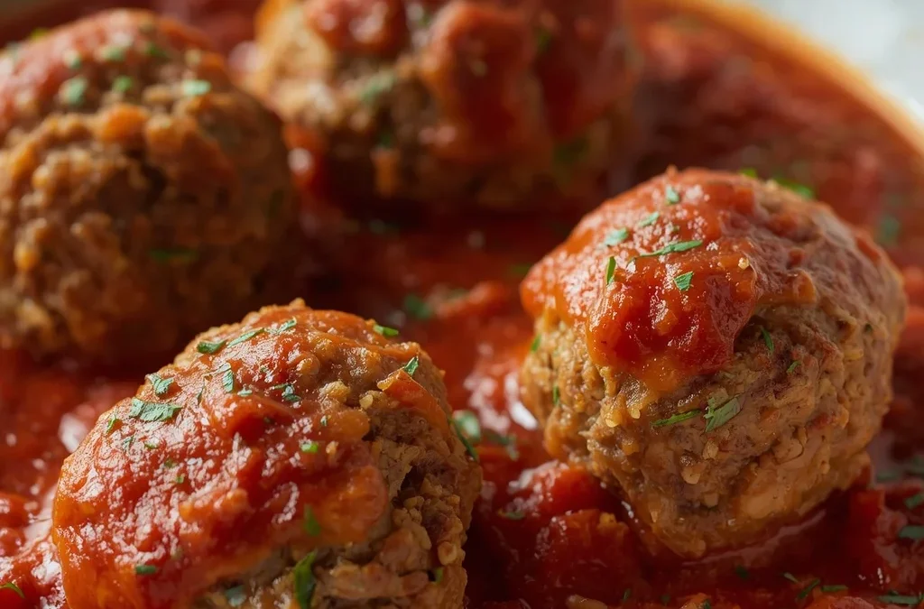 Turkey & Zucchini Meatballs in Marinara