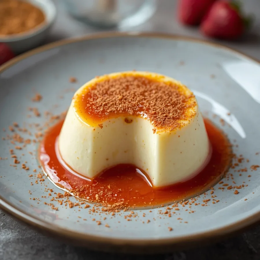 Vanilla Gelatin-Free Panna Cotta