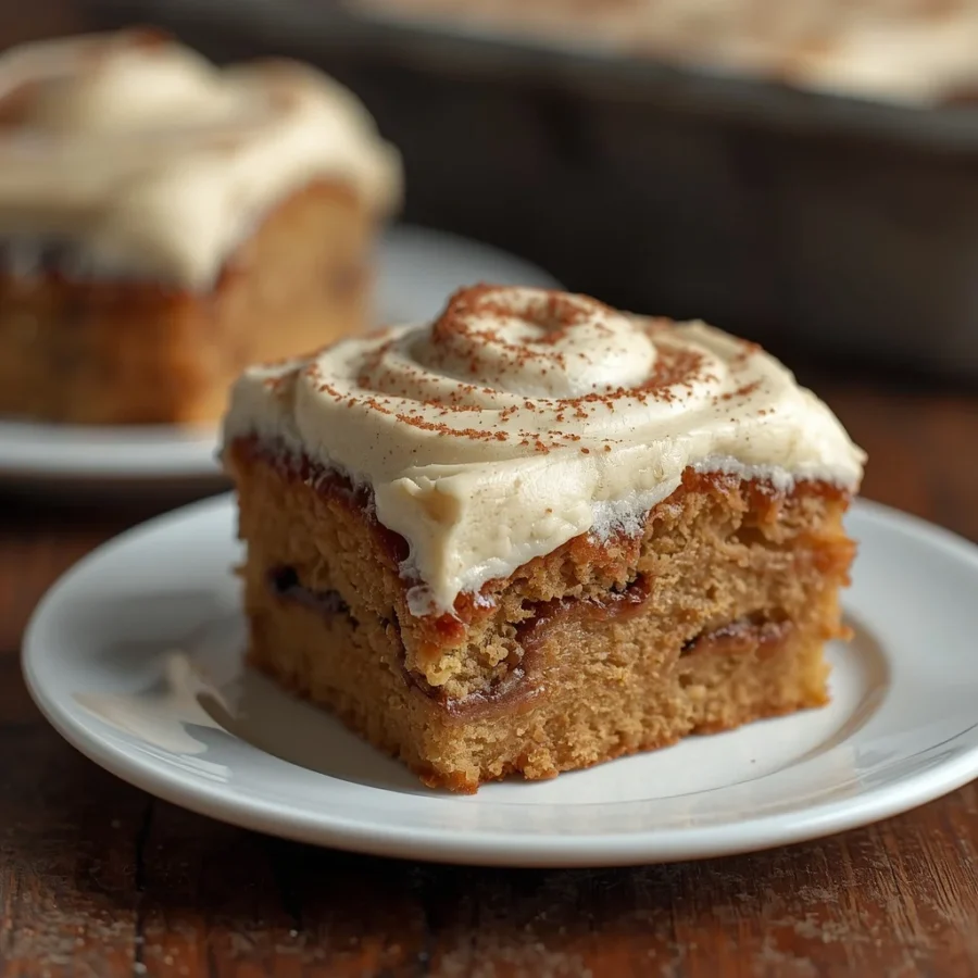 cinnamon roll coffee cake