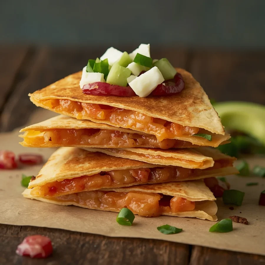 Jack-o'-Lantern Quesadillas