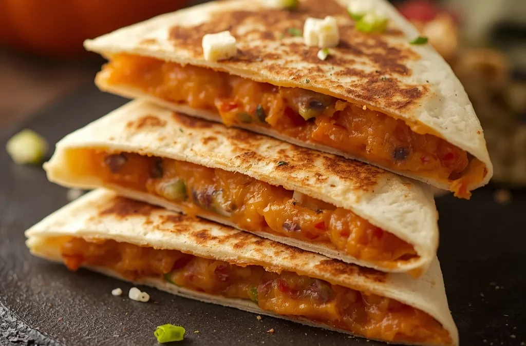 Jack-o'-Lantern Quesadillas