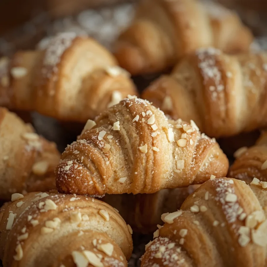 Almond Crescent Cookies
