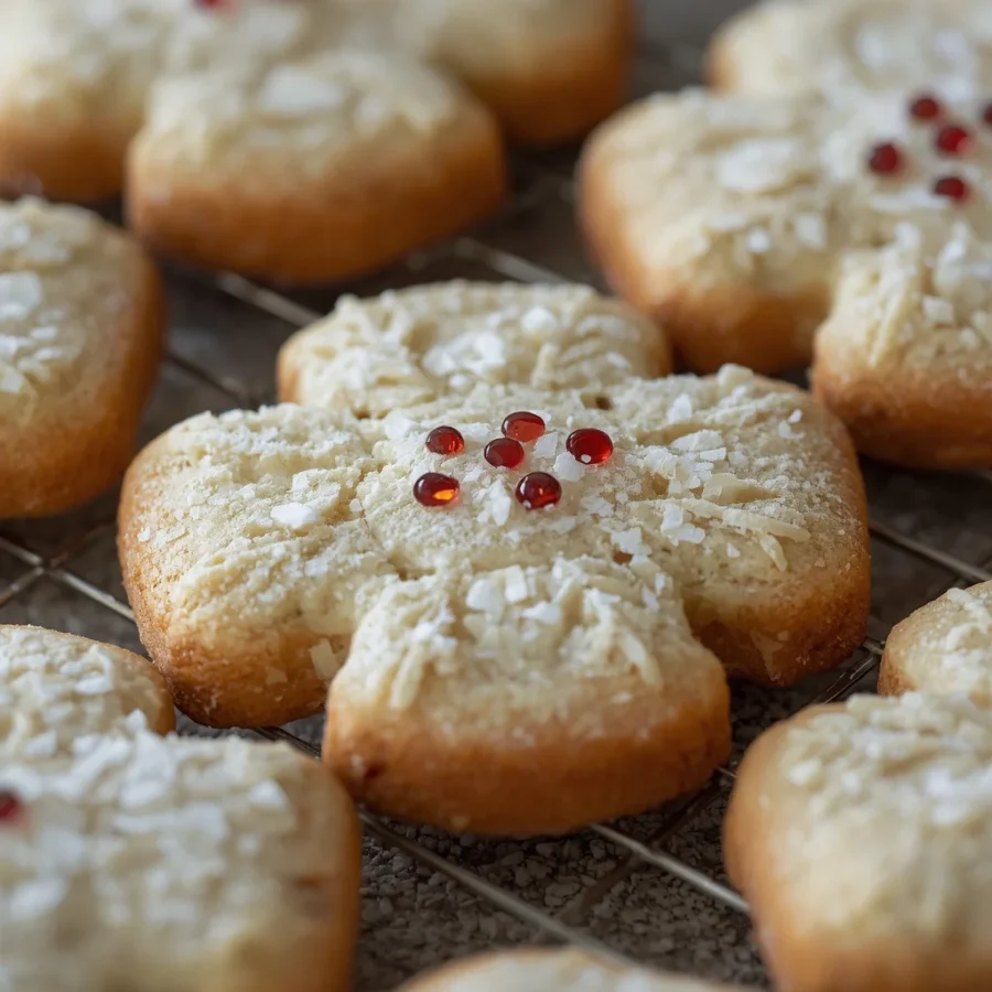 Almond Flour Christmas Shortbread