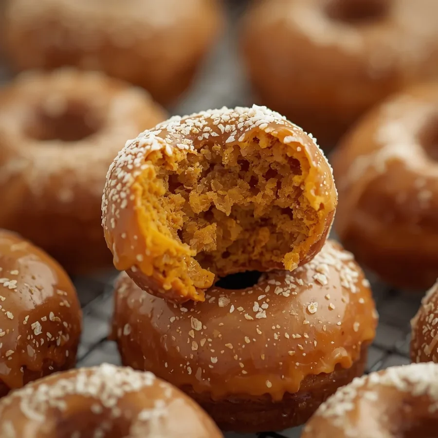 Baked Pumpkin Donut Holes