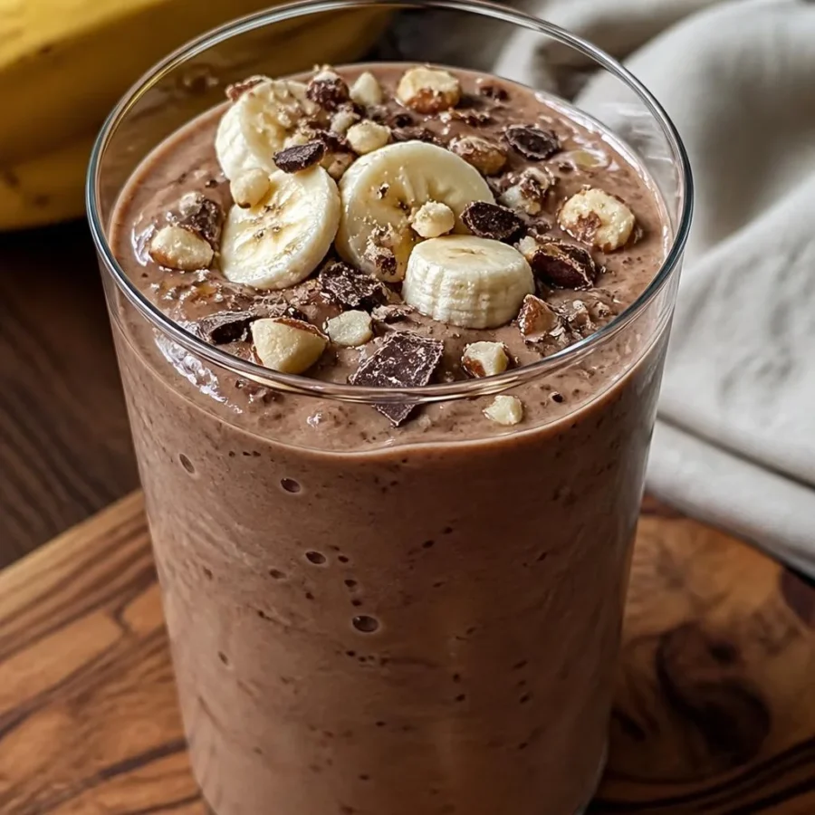 Banana Nutella-Style Smoothie