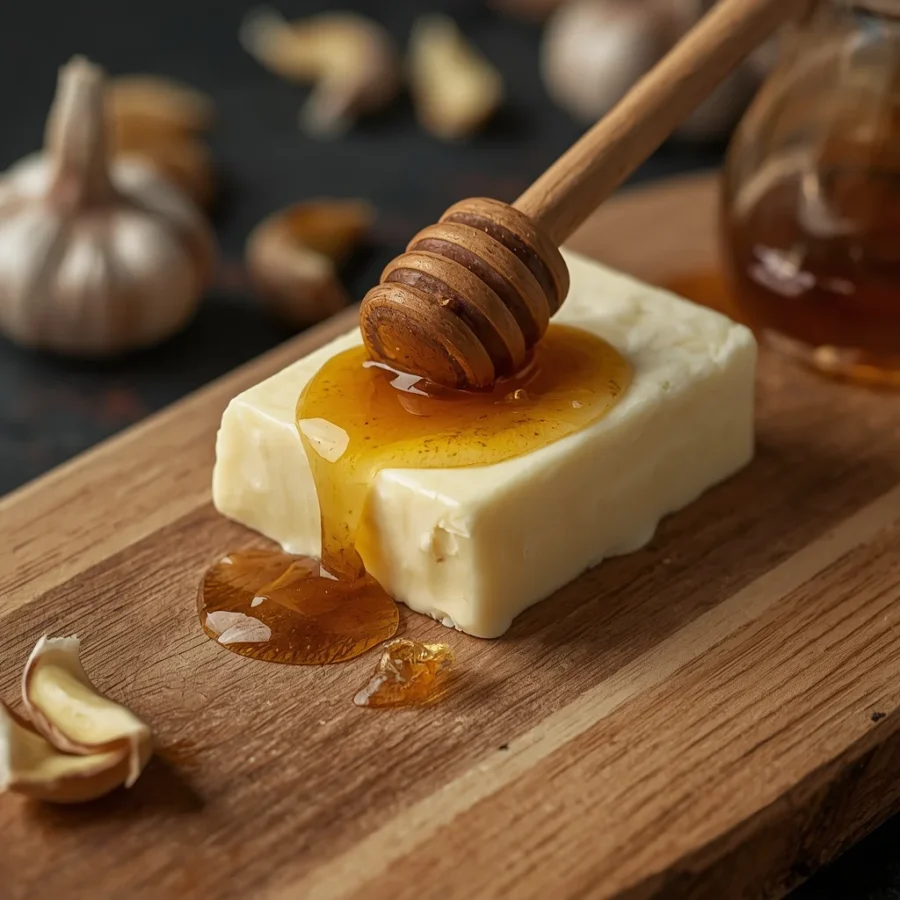 Butter Board with Roasted Garlic & Herb Honey
