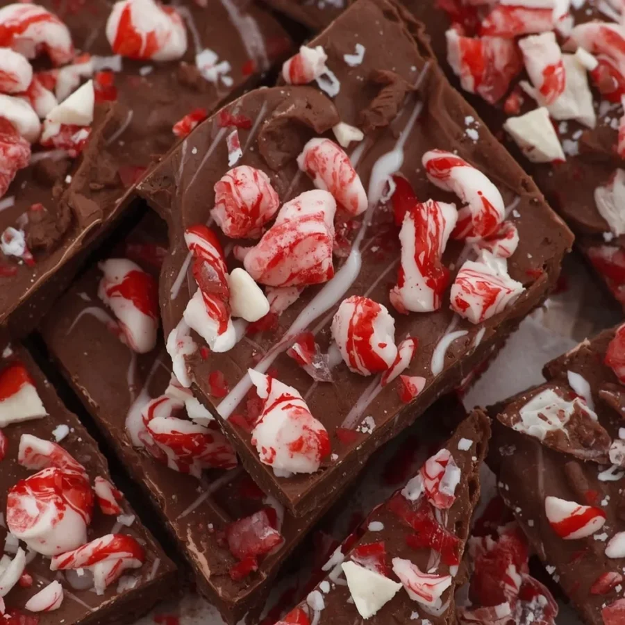 Candy Cane Chocolate Bark