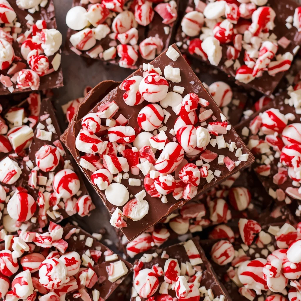 Candy Cane Chocolate Bark