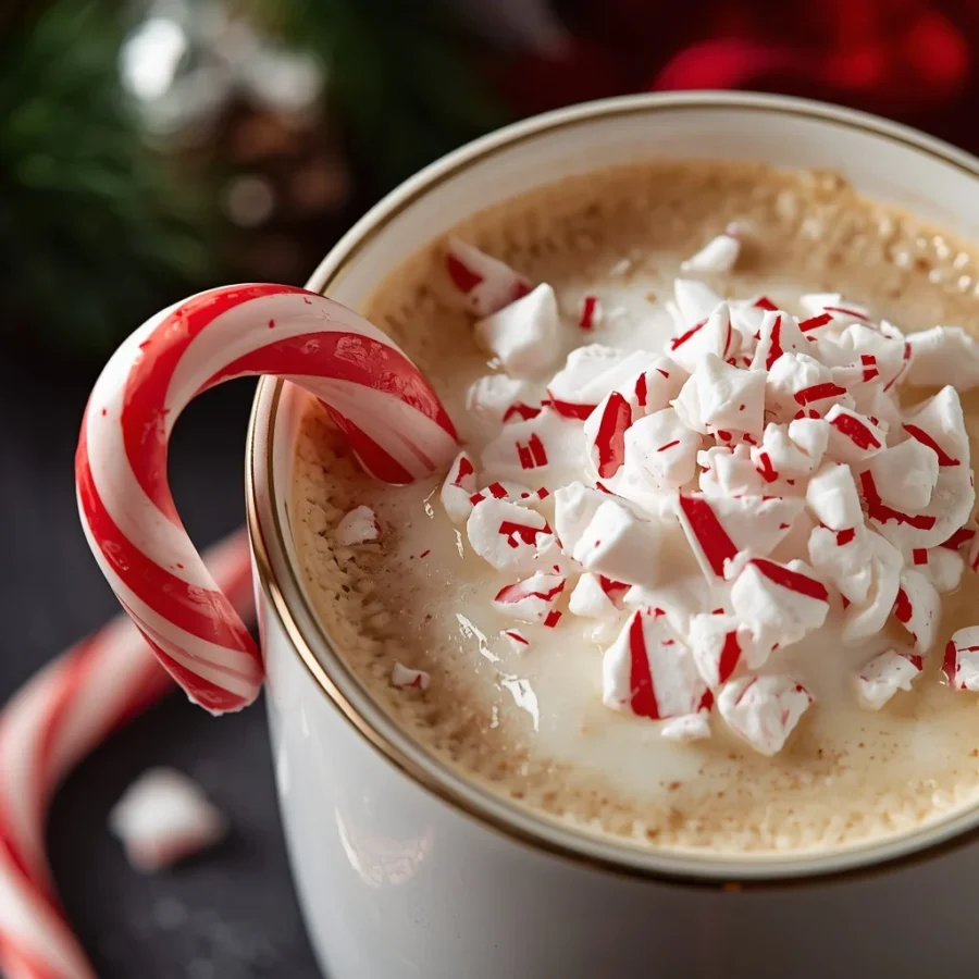 Candy Cane White Hot Chocolate