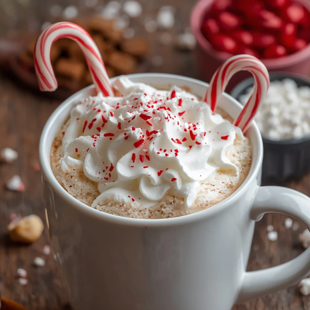 Candy Cane White Hot Chocolate
