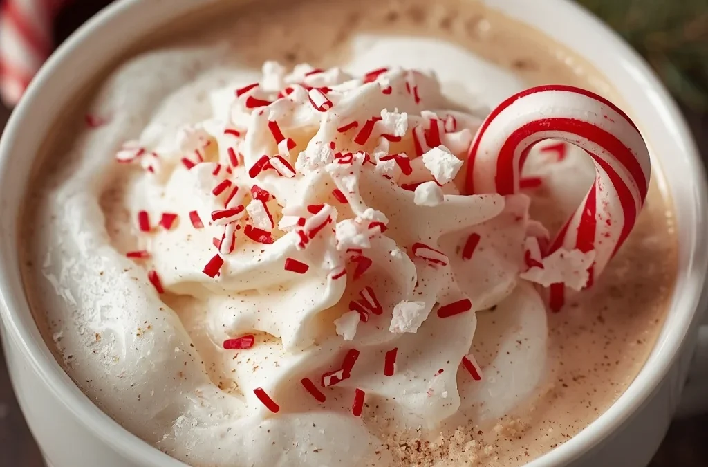 Candy Cane White Hot Chocolate