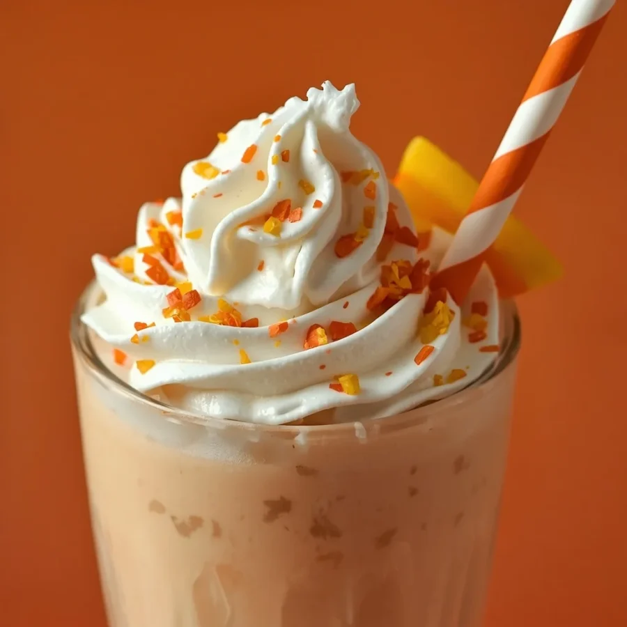 Candy Corn Milkshake