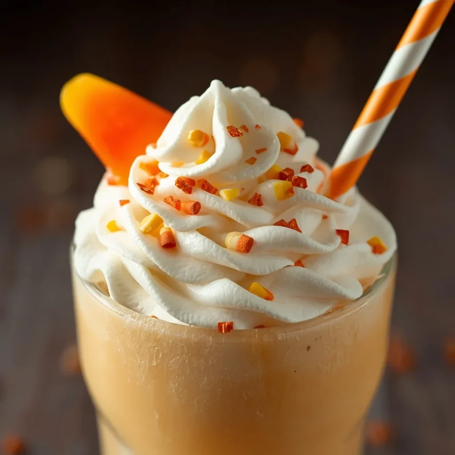 Candy Corn Milkshake