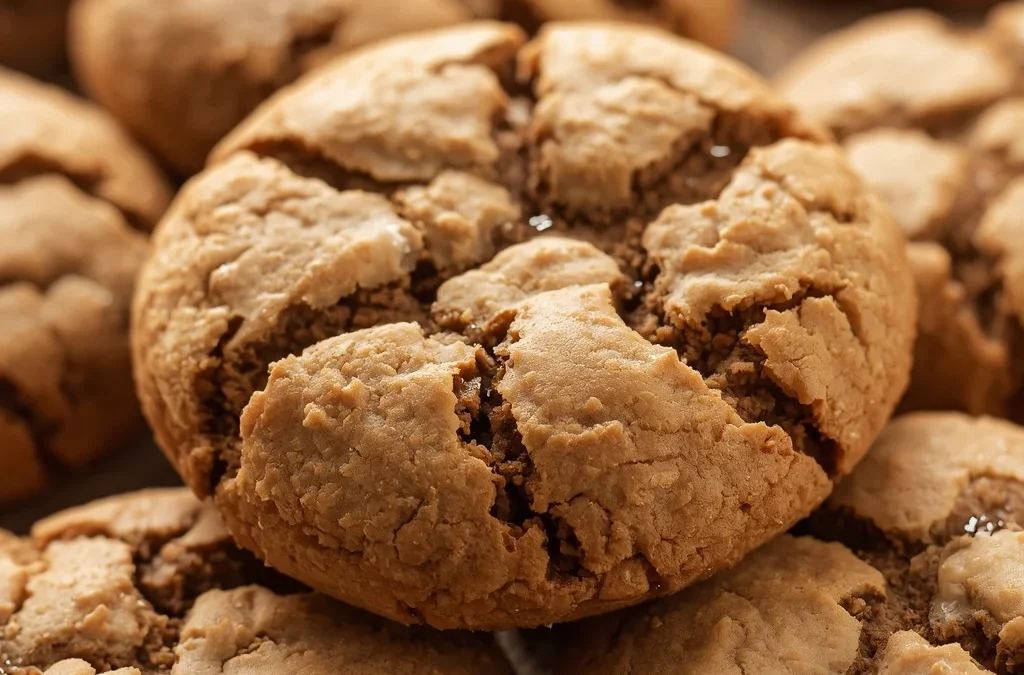 Chewy Molasses Crinkle Cookies