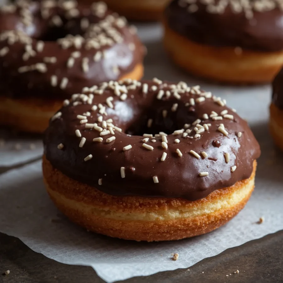Chocolate Frosted Donuts