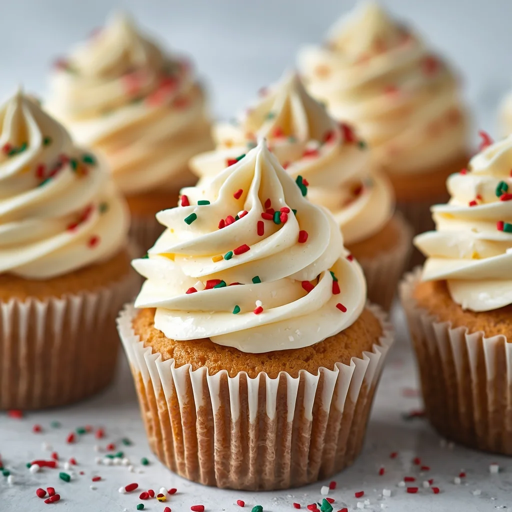 Christmas Confetti Cupcakes