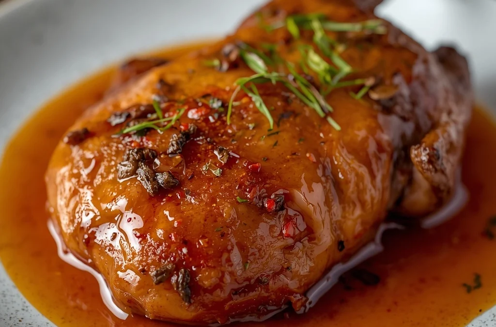 Christmas Spiced Duck with Orange Sauce