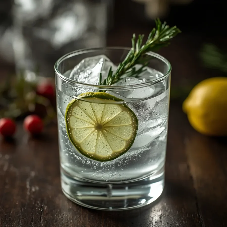 Christmas Tree Gin Tonic