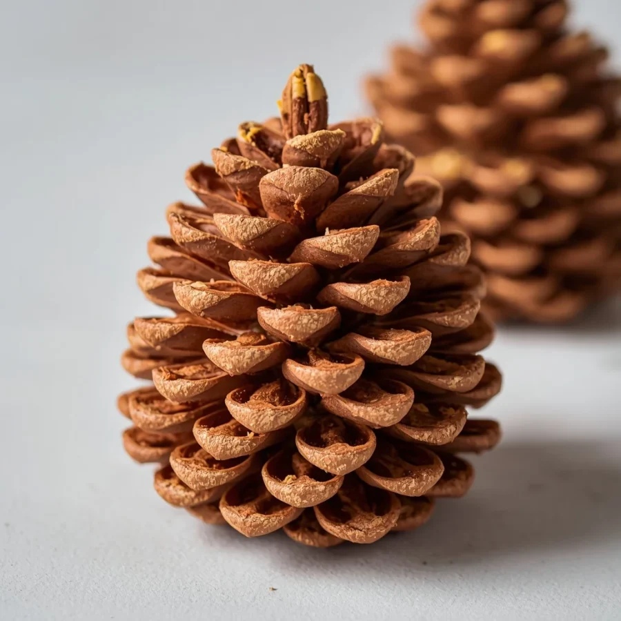Christmas Tree Pinecone Almond Cheese Ball