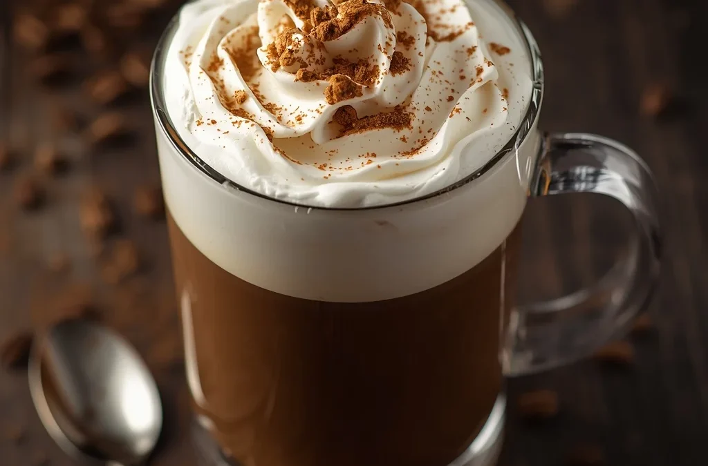 Cozy Irish Coffee with Brown Sugar Whipped Cream