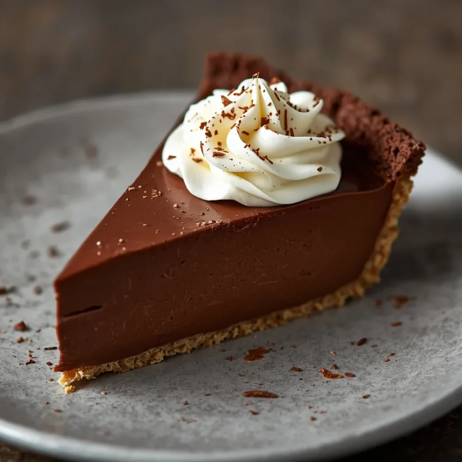 French Silk Chocolate Pie