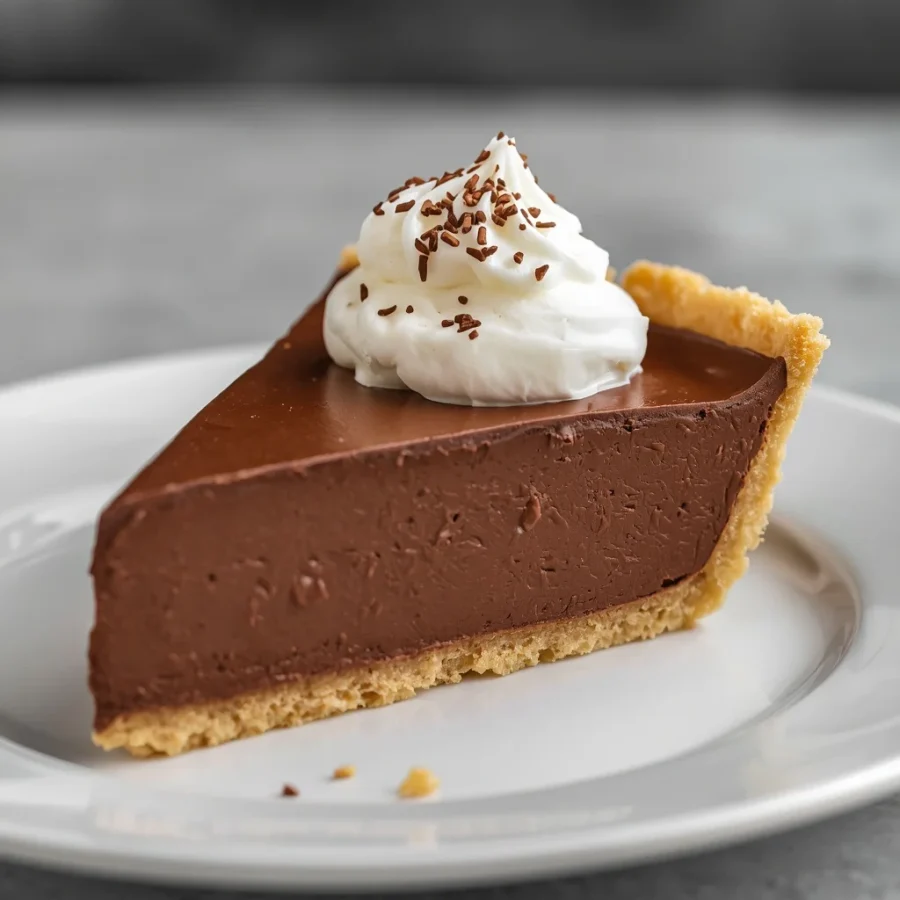 French Silk Chocolate Pie