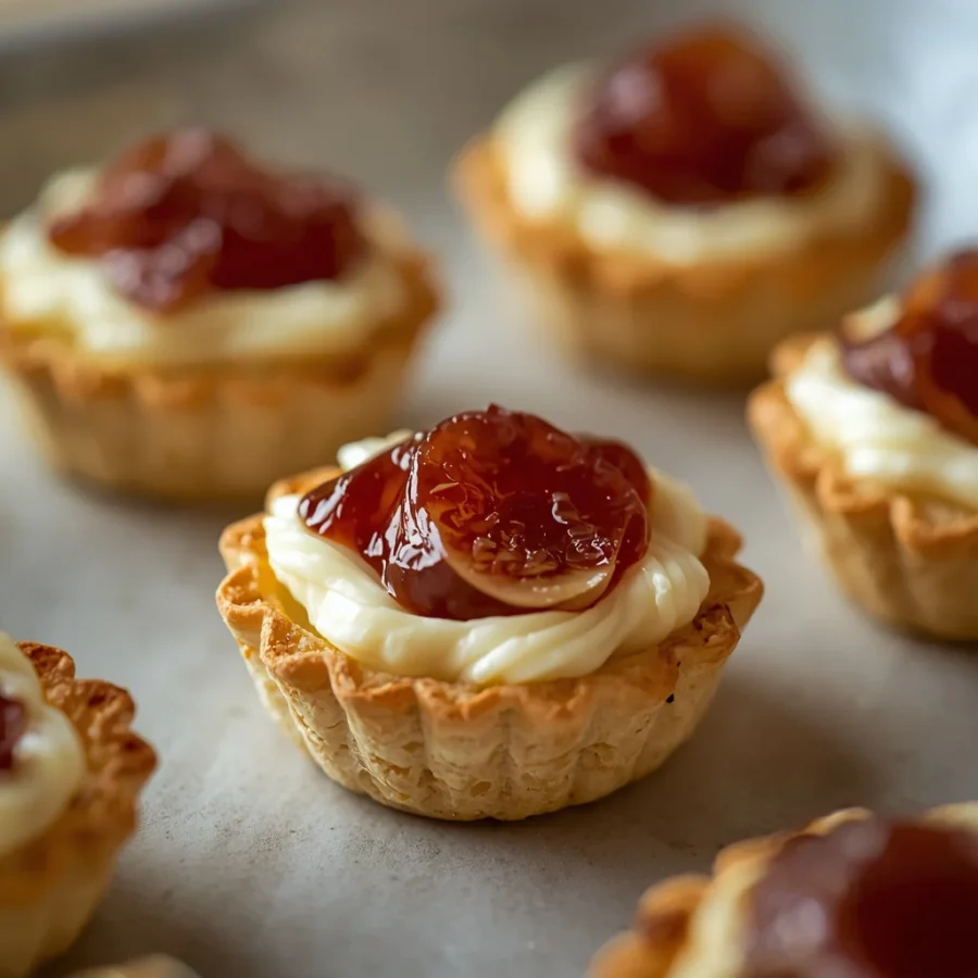 Goat Cheese & Fig Jam Tartlets