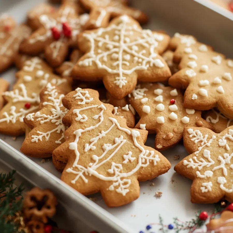 Italian Christmas Cutout Butter Cookies