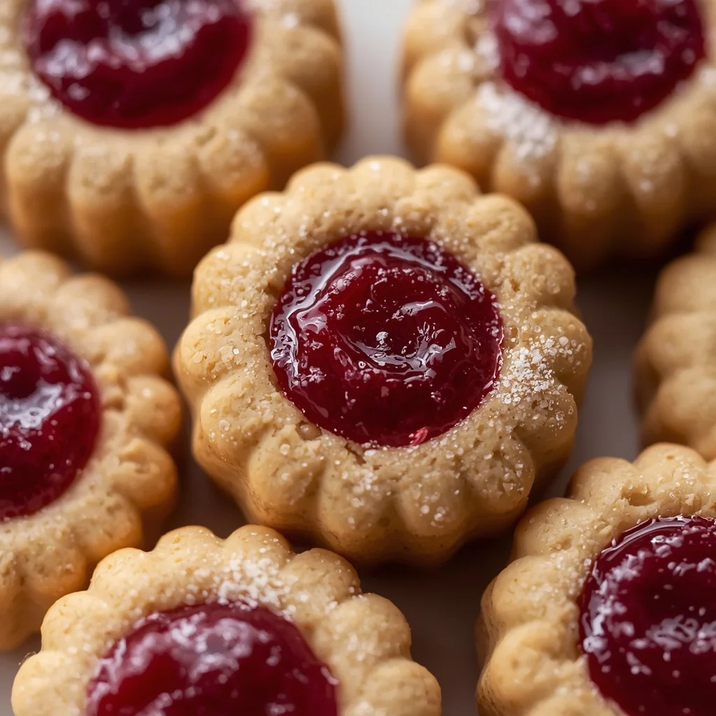 Linzer Cookies with Raspberry Jam