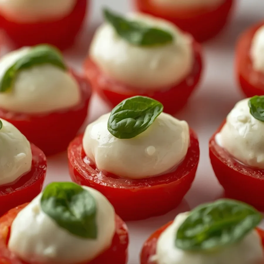 Merry Mozzarella Tomato Bites