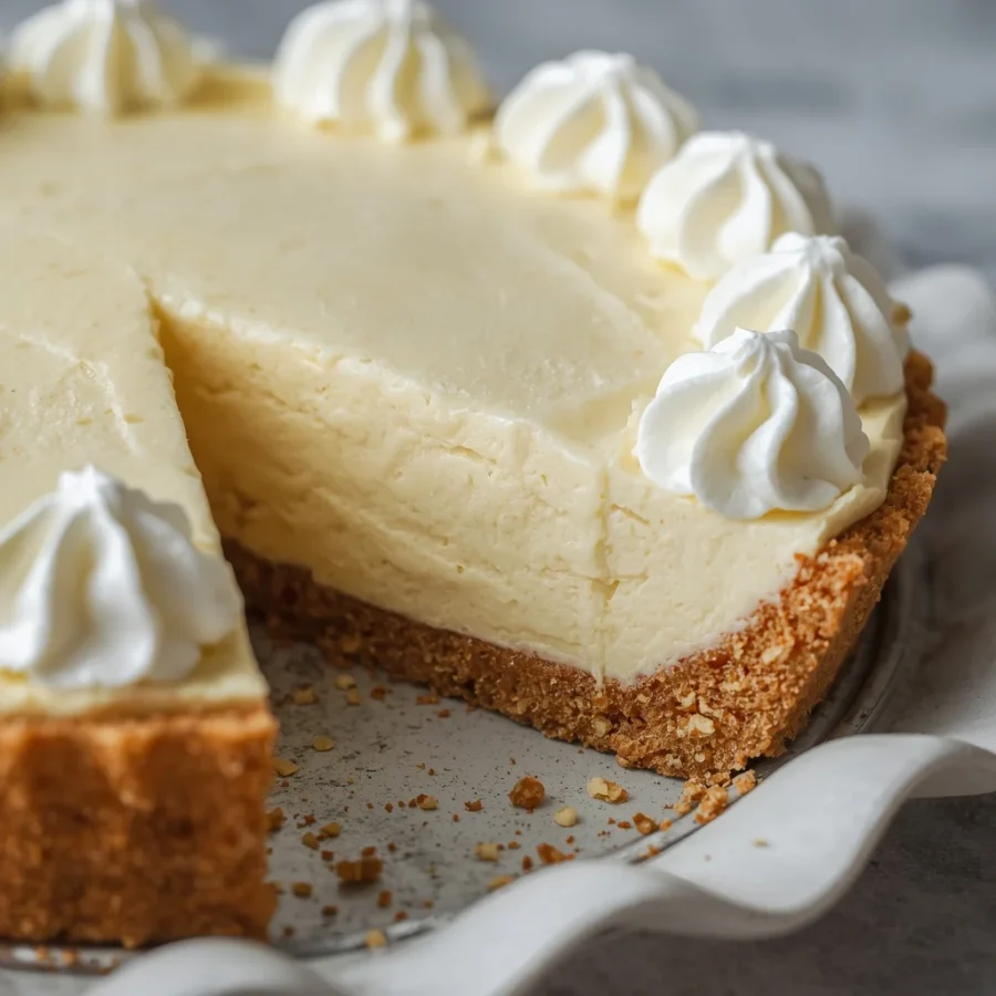 No-Bake Eggnog Chiffon Pie