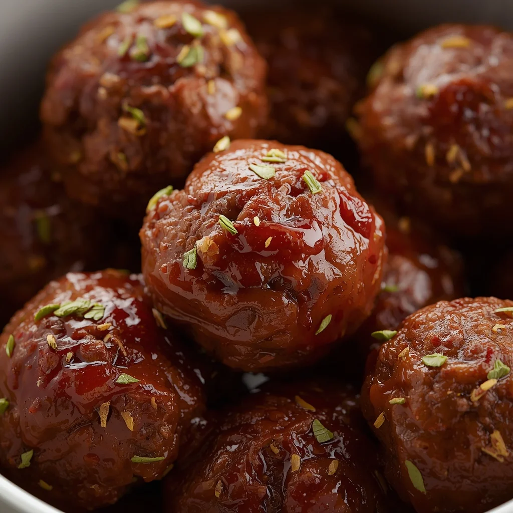 Poison Apple Cranberry Meatballs