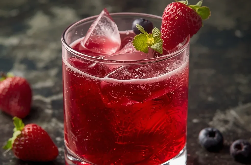 Poison Berry Sparkler Mocktail