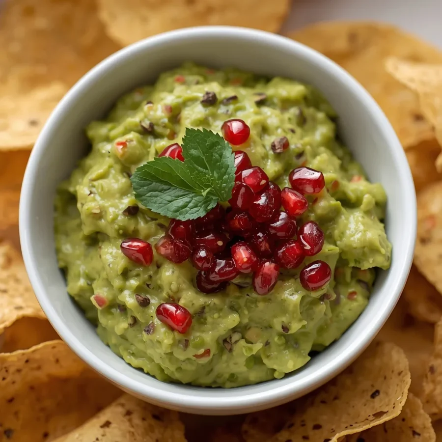 Pomegranate Guacamole