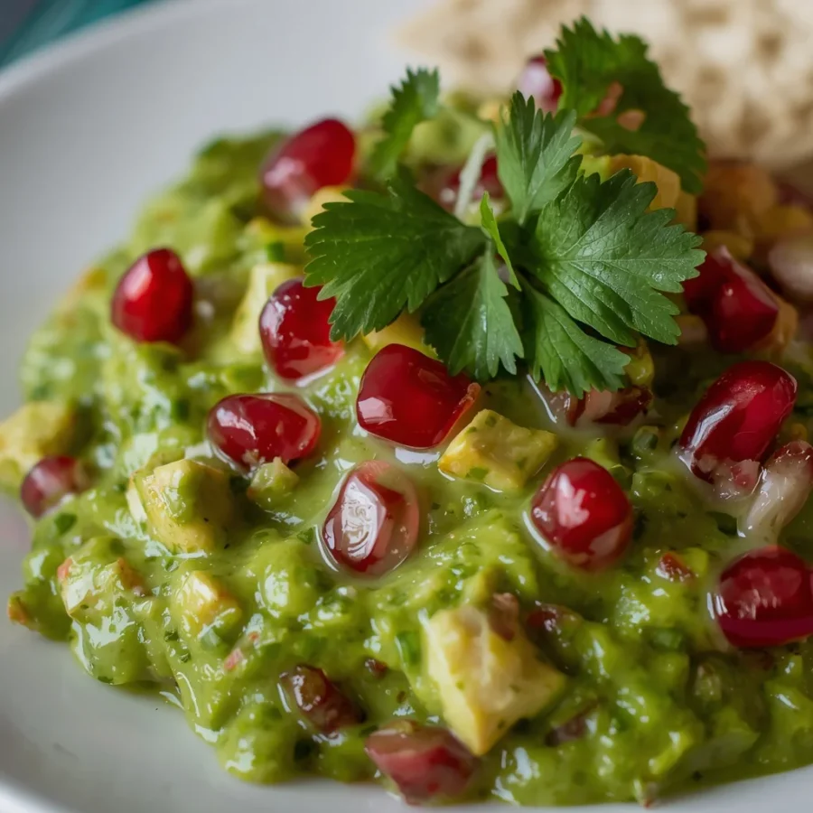 Pomegranate Guacamole