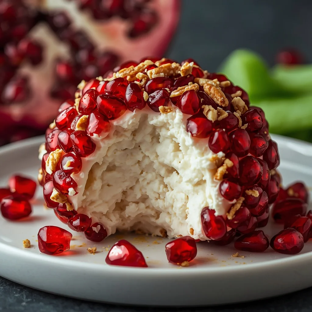 Pomegranate Pecan Cheese Ball
