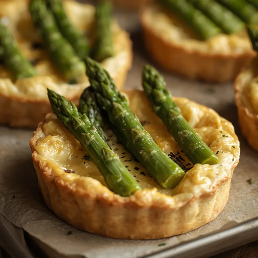 Puff Pastry Asparagus and Gruyère Tarts
