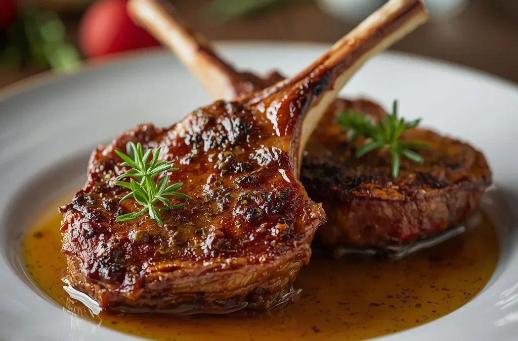 Rosemary and Garlic Crust Lamb Chops
