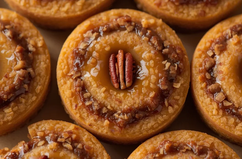 Salted Caramel Pecan Pinwheels