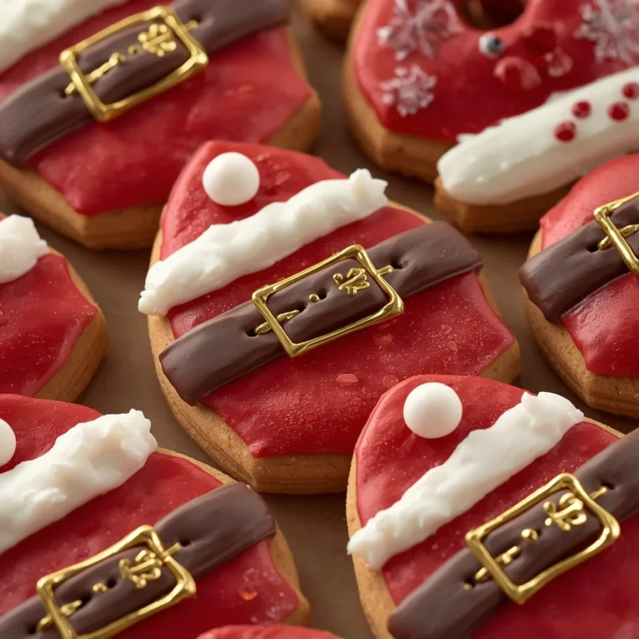 Santa Belt Cookies