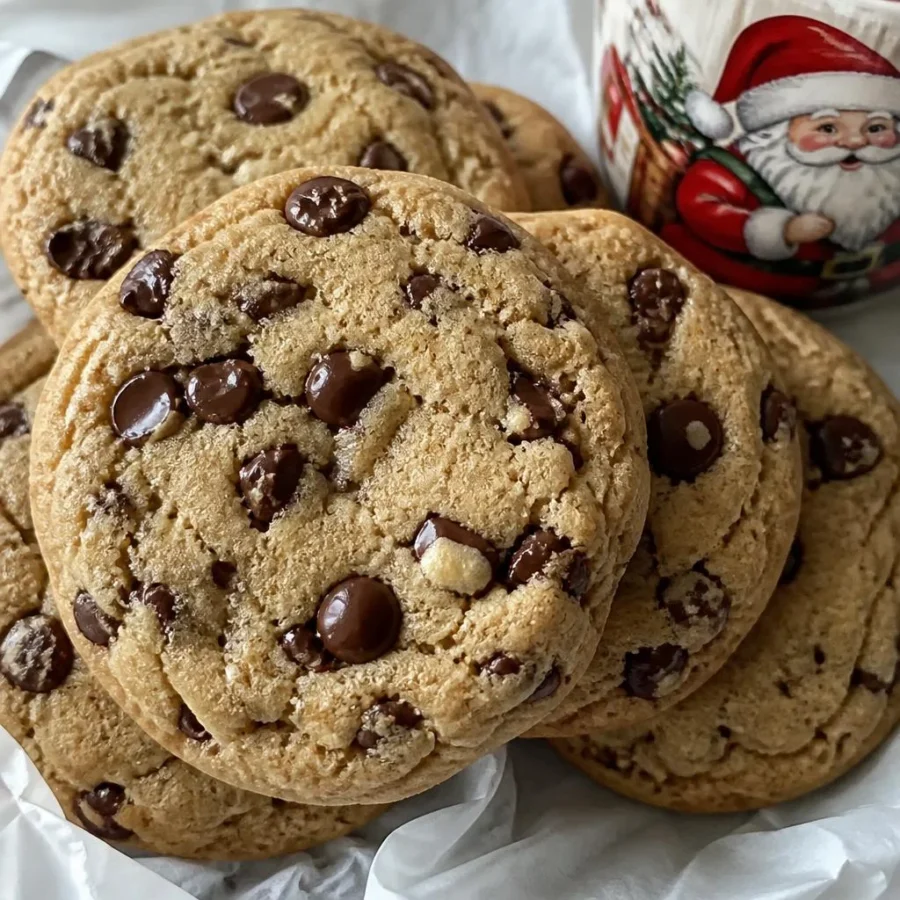 Santa’s Favorite Chocolate Chip Cookies