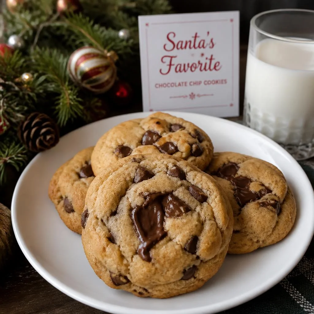 Santa’s Favorite Chocolate Chip Cookies