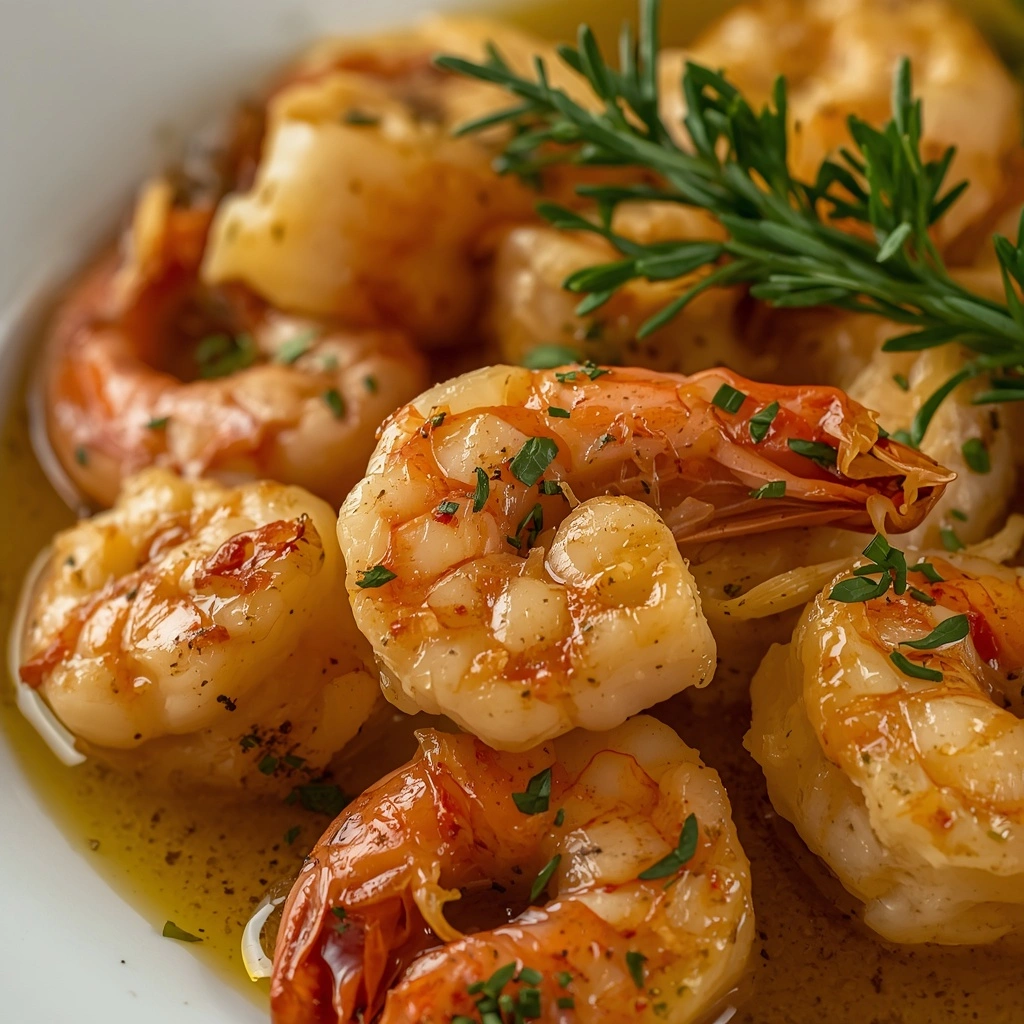 Shrimp Scampi with Christmas Herb Butter