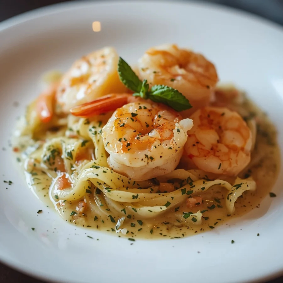 Shrimp Scampi with Christmas Herb Butter