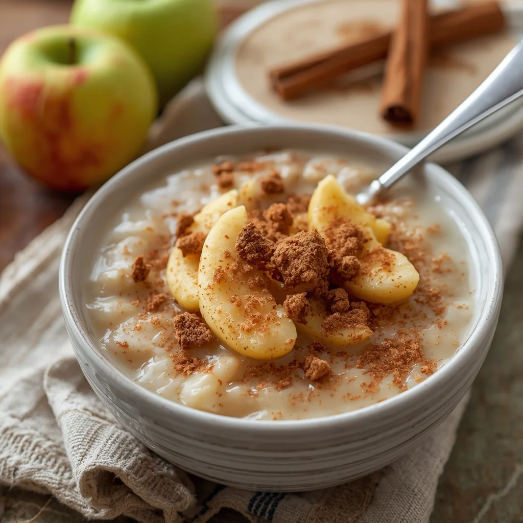 Slow Cooker Apple Cinnamon Porridge