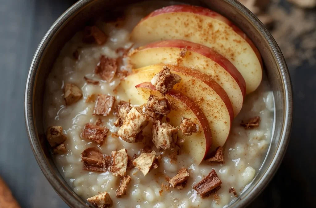 Slow Cooker Apple Cinnamon Porridge