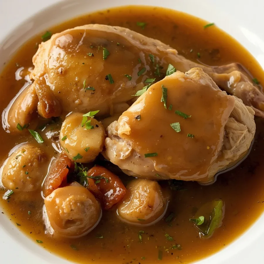 Slow Cooker Turkey Thighs in Gravy